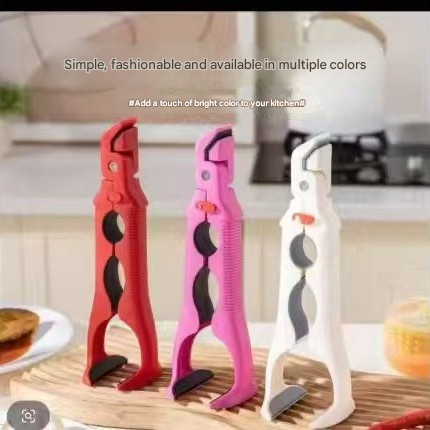 3-in-1 Silicone Bowl Gripper – Heat-Resistant, Anti-Slip Kitchen Tongs for Plates/Bowls, Multi-Use Countertop Tool