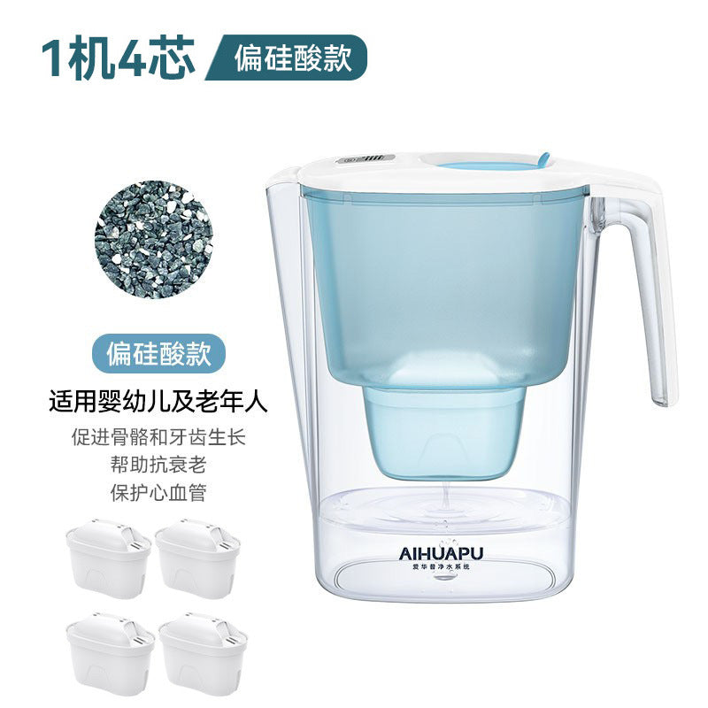 Factory Direct Water Filter Pitcher - Activated Carbon Filtration, Mineralizes Tap Water, BPA-Free. Perfect for Home Kitchen Use, Reduces Chlorine & Impurities, Easy to US Standards