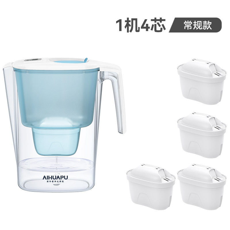 Factory Direct Water Filter Pitcher - Activated Carbon Filtration, Mineralizes Tap Water, BPA-Free. Perfect for Home Kitchen Use, Reduces Chlorine & Impurities, Easy to US Standards
