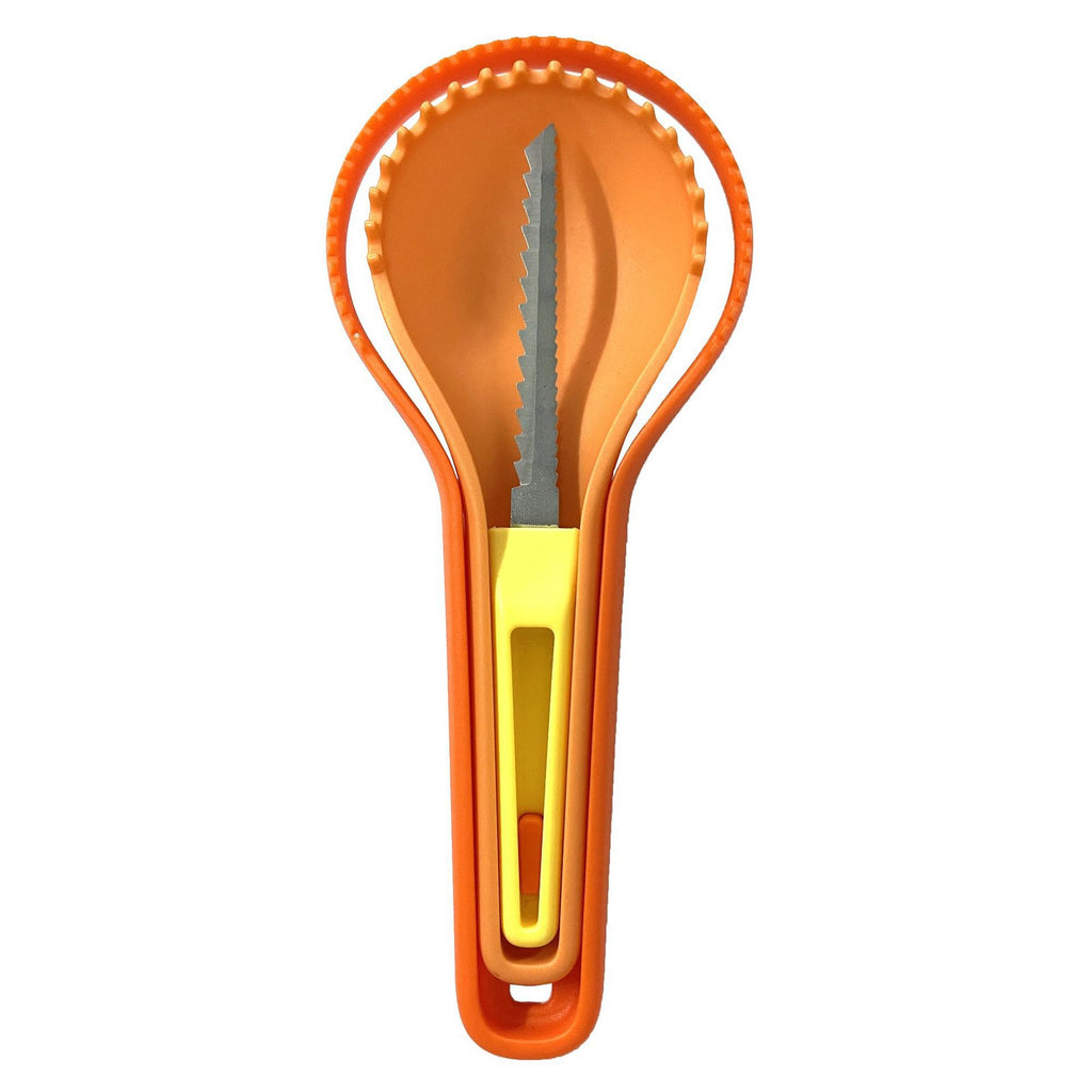 Halloween Pumpkin Carving Kit – 3-in-1 Fruit Corer, Melon Separator, Kitchen Tool Set