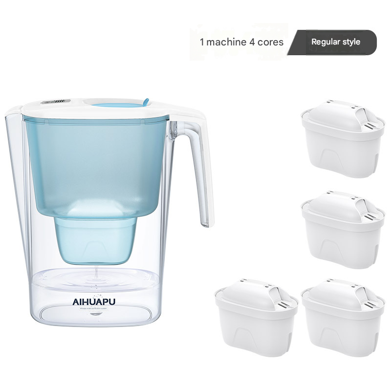 Factory Direct Water Filter Pitcher - Activated Carbon Filtration, Mineralizes Tap Water, BPA-Free. Perfect for Home Kitchen Use, Reduces Chlorine & Impurities, Easy to US Standards