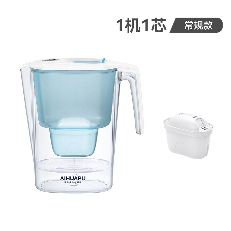 Factory Direct Water Filter Pitcher - Activated Carbon Filtration, Mineralizes Tap Water, BPA-Free. Perfect for Home Kitchen Use, Reduces Chlorine & Impurities, Easy to US Standards