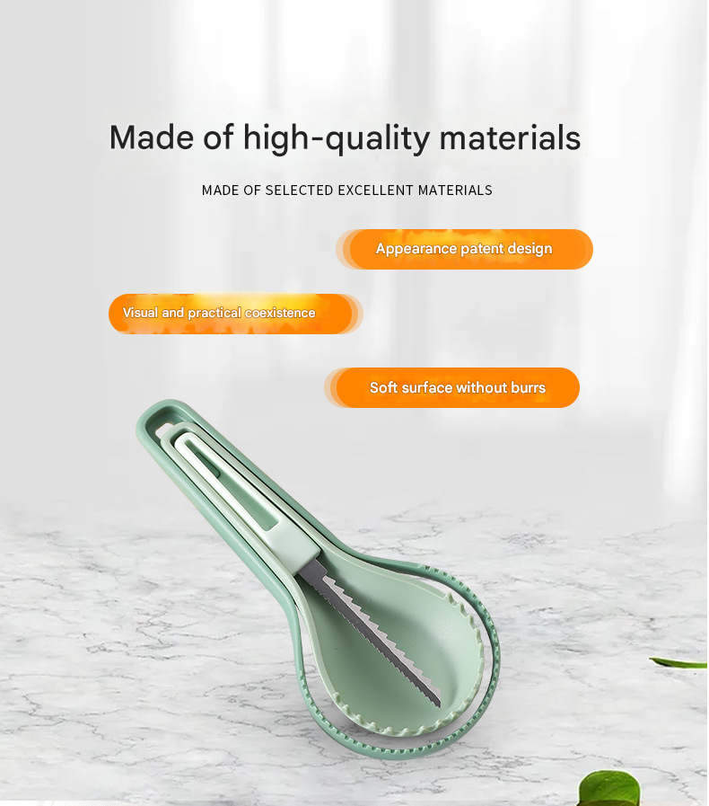 Halloween Pumpkin Carving Kit – 3-in-1 Fruit Corer, Melon Separator, Kitchen Tool Set