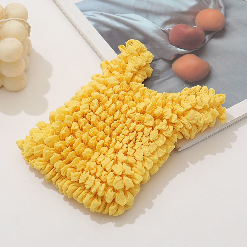 Magic Expandable Pineapple Bag – Eco-Friendly Tote with Inner Liner, Wrinkle Design