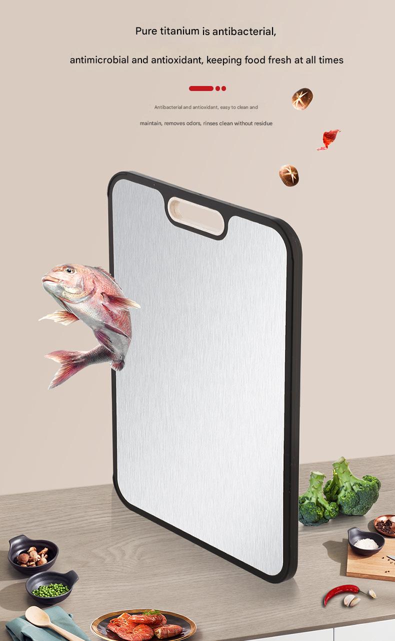 BS Heavy - Duty Stainless Steel Cutting Board - Ideal for Chopping Meat & Veggies