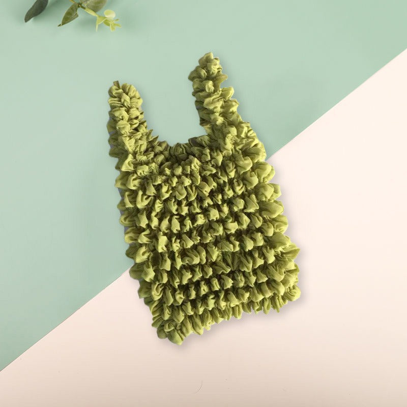 Magic Expandable Pineapple Bag – Eco-Friendly Tote with Inner Liner, Wrinkle Design