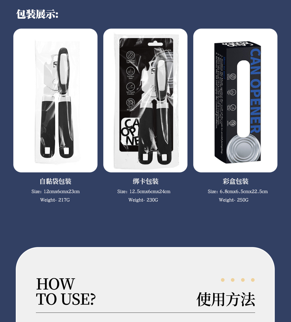 Multifunctional Stainless Steel Manual Can Opener - Home - Use Magnetic Can - Opening Wonder with Bottle - Opening Function, Ideal for US Kitchens