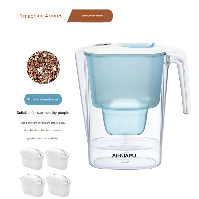 Factory Direct Water Filter Pitcher - Activated Carbon Filtration, Mineralizes Tap Water, BPA-Free. Perfect for Home Kitchen Use, Reduces Chlorine & Impurities, Easy to US Standards