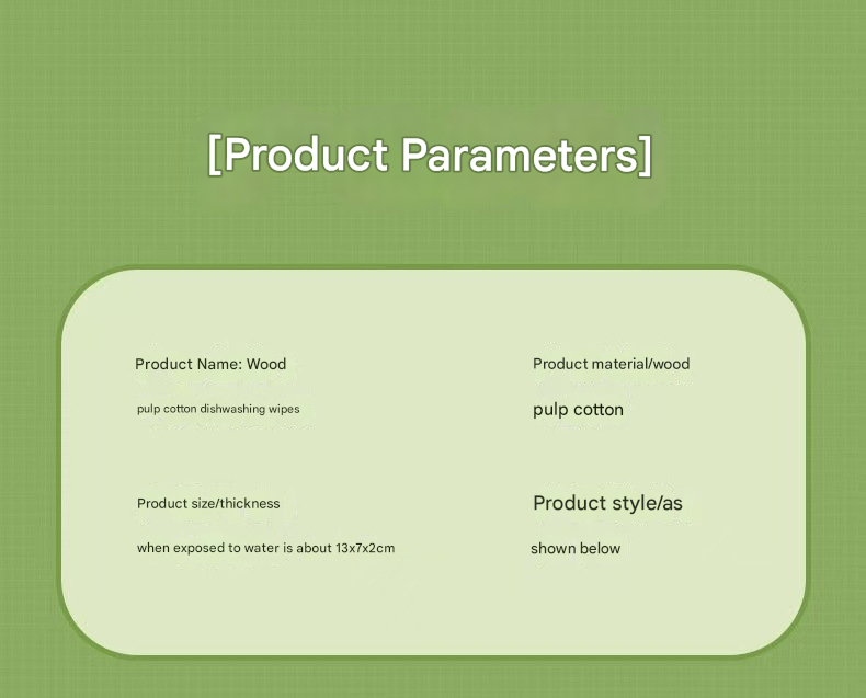 Biodegradable Cellulose Sponge | Cartoon Thickened Wood Pulp Dish Scrubber, Compressed & Highly Absorbent, No-Scratch Kitchen Cleaning Cloth