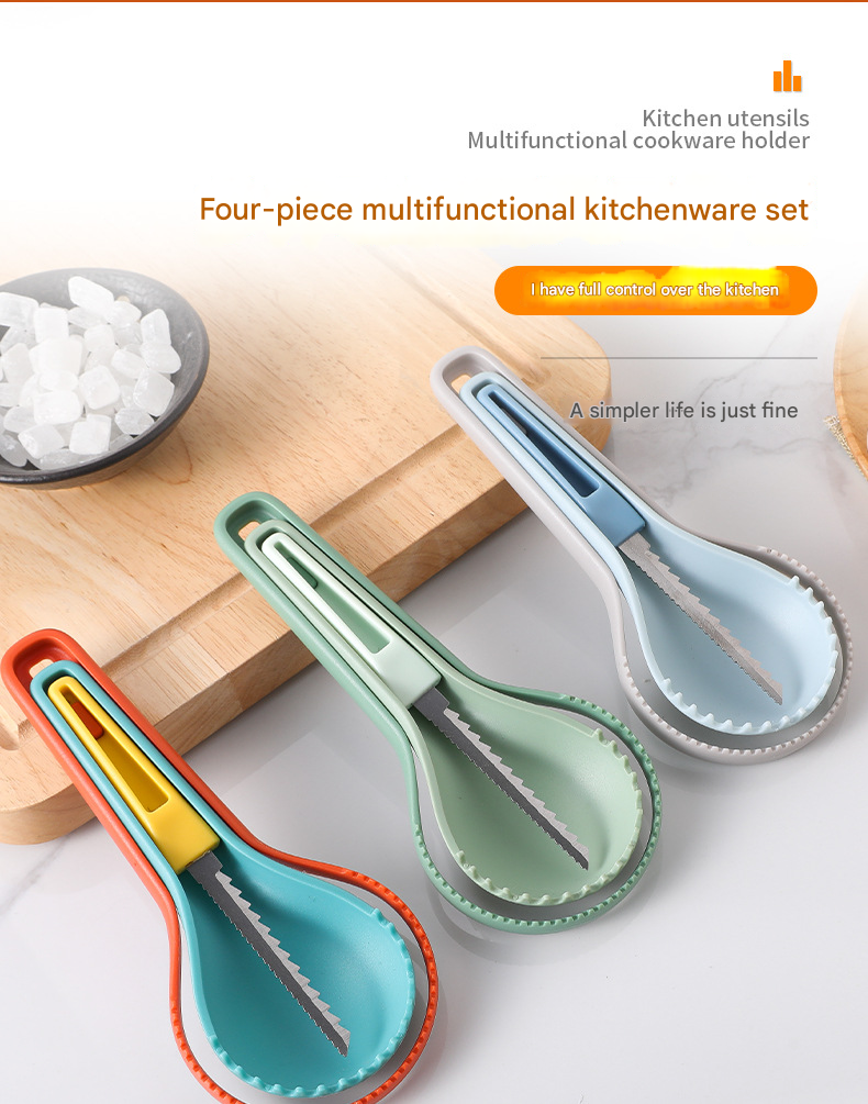 Halloween Pumpkin Carving Kit – 3-in-1 Fruit Corer, Melon Separator, Kitchen Tool Set