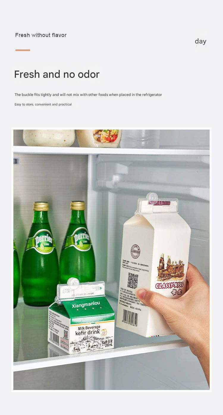 Anti-Spill Boxed Drink Spout – Covered, Milk Beverage Pourer, Reusable Lid