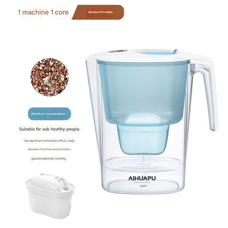 Factory Direct Water Filter Pitcher - Activated Carbon Filtration, Mineralizes Tap Water, BPA-Free. Perfect for Home Kitchen Use, Reduces Chlorine & Impurities, Easy to US Standards