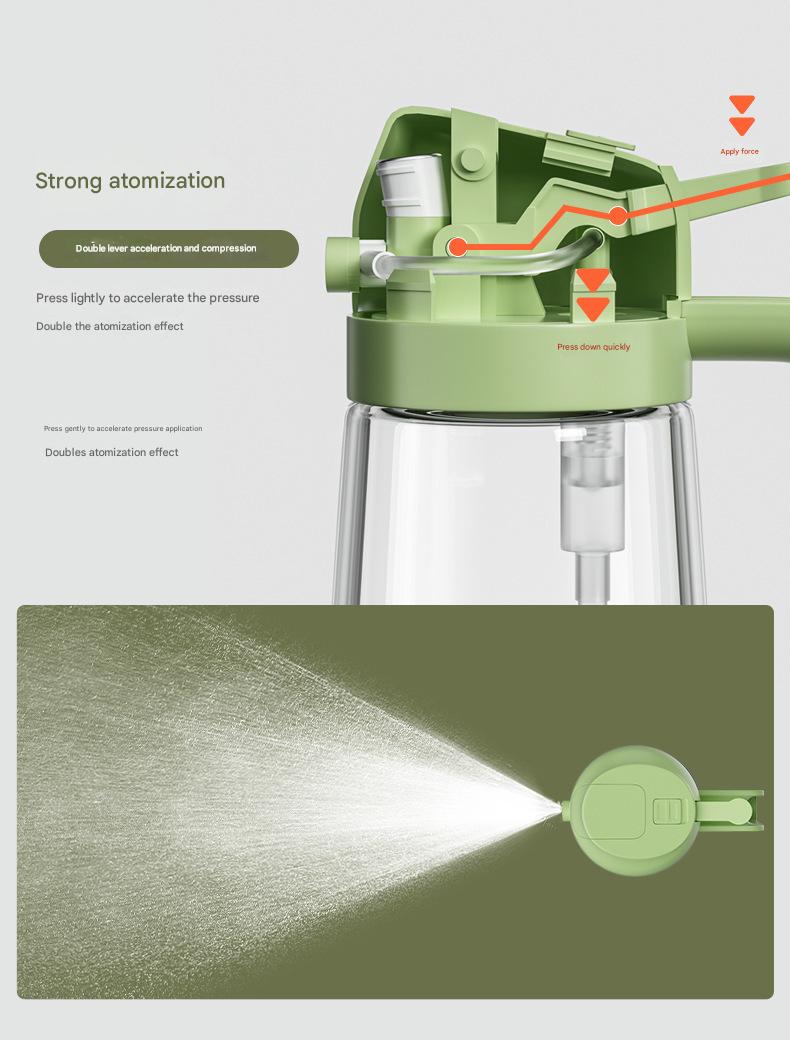 Multifunctional Glass Oil Sprayer - 2 - in - 1 Spray & Pour, Large Capacity, Food - Grade, Ideal for US Home Kitchens - Perfect for Air Fryer, Baking, Grilling & More