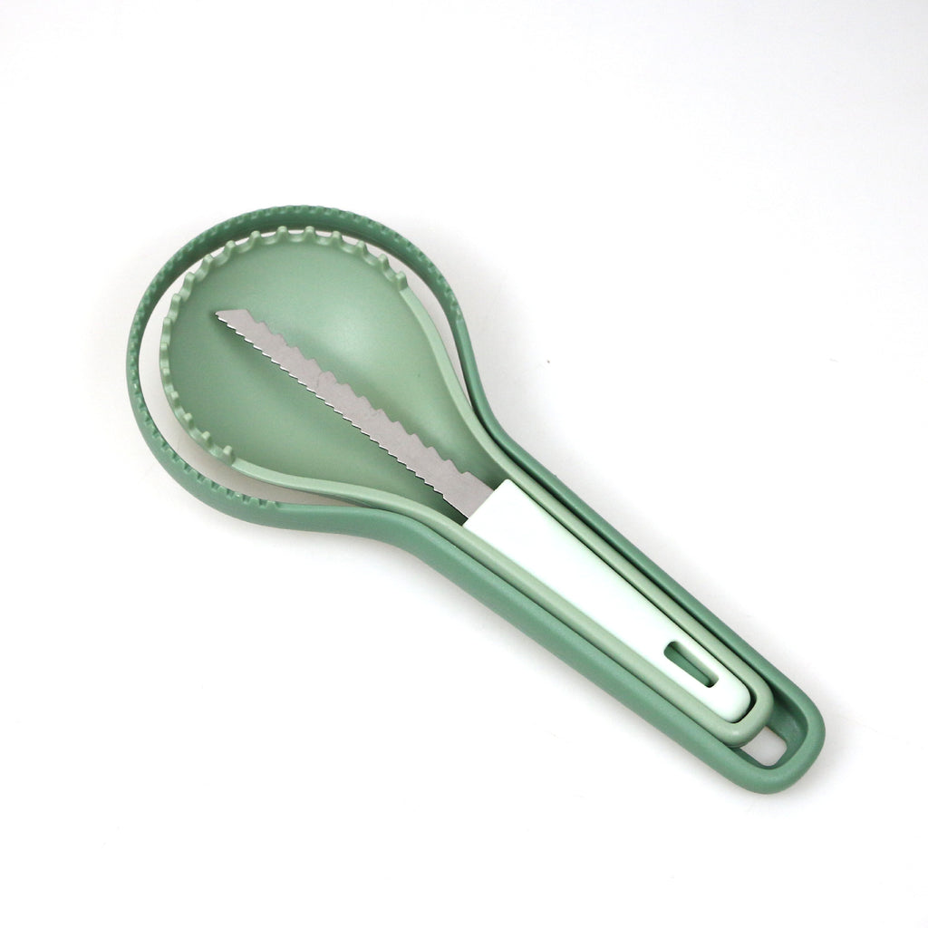 Halloween Pumpkin Carving Kit – 3-in-1 Fruit Corer, Melon Separator, Kitchen Tool Set