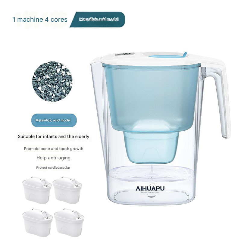 Factory Direct Water Filter Pitcher - Activated Carbon Filtration, Mineralizes Tap Water, BPA-Free. Perfect for Home Kitchen Use, Reduces Chlorine & Impurities, Easy to US Standards
