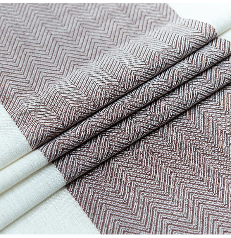 Linen Cotton Tablecloth | European-American Style Striped Table Cover with Lace, Square Dining Table & Coffee Table Mat, Ready to Ship