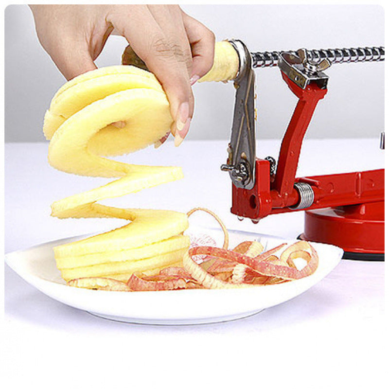 US Kitchen Fruit Peeler – Hand-Cranked Automatic Apple/Pear Peeler, Multi-Use Veggie Peeling Machine, Home Essential