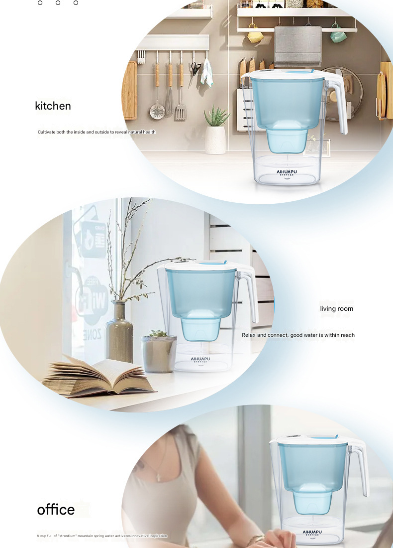 Factory Direct Water Filter Pitcher - Activated Carbon Filtration, Mineralizes Tap Water, BPA-Free. Perfect for Home Kitchen Use, Reduces Chlorine & Impurities, Easy to US Standards