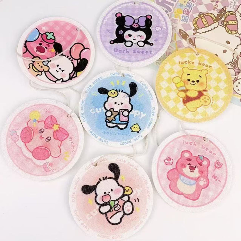 Biodegradable Cellulose Sponge | Cartoon Thickened Wood Pulp Dish Scrubber, Compressed & Highly Absorbent, No-Scratch Kitchen Cleaning Cloth