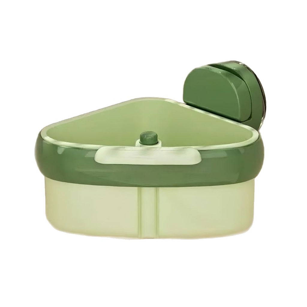 Triangle Suction Cup Sink Drainer Basket – Non-Slip, Multi-Functional Kitchen Organizer for Dishes/Bowls, Space-Saving Countertop Alternative, US Dish Drying Essential